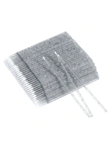 Juego de 600 suministros para extensiones de pestañas, que incluye 200 bobinas de pestañas, 200 pinceles negros para ojos, 200 pinceles de cristal para labios, 200 hisopos de algodón mini, cepillos de rímel y juego de herramientas de maquillaje (multicolor)