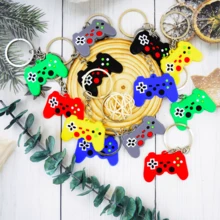 12pcs Video Game Controller Keychains, Random Colors, Gaming Theme Party Favors Birthday Gift Fillers - 12 Pieces - View 4