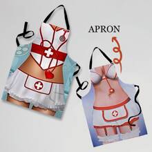Apron - Waterproof And Oilproof Kitchen Apron For Home Cooking