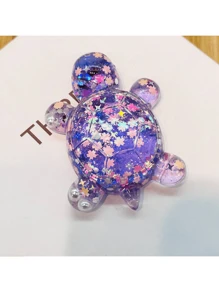 Figura decorativa de tortuga con movimiento de arena rápida, decoración gigante de tortuga tipo macarrón