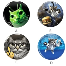 1 pieza Broche de alfileres de seguridad con diseño gráfico de 4,4 cm/1,73 pulg., Broche adecuado para colocar en ropa, bolsos, mochilas, regalo para familiares y amigos