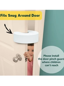 1pc Door Finger Pinch Guard, Youth Anti-Door Blocker, Use Soft Foam Guard To Protect Children's Fingers, Prevent Finger Pinching, Close The Door, Silent And Do Not Disturb Rest