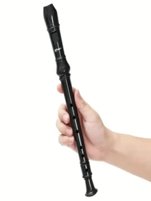 1pc 8-Hole Vertical Flute, ABS Material Beginner German Style High Pitch Professional Performance Instrument, Student Practice 8-Hole Vertical Flute With Cleaning Rod - Multicolor - View 5