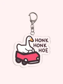 1 Móc khóa 'Nổi da gà' 'NGỖNG NGỖNG NGỐC': Miếng dán hình con ngỗng và meme hài hước | Câu nói vui nhộn bằng nhựa vinyl dành cho người yêu vịt. Phụ kiện túi xách hoàn hảo, người yêu trang sức, lý tưởng cho bạn trai, bạn gái, thành viên gia đình, bác sĩ, y tá, quà tặng tiệc tùng, đồ trang trí điện thoại di động theo chủ đề động vật, v.v. Phụ kiện ô tô, túi xách, ba lô, phụ kiện Halloween, ý tưởng quà tặng Giáng sinh cho trường học - Nhiều màu - Xem 4