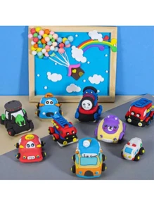 24/48 Stück sehr leichter Lufttrockner Ton Set, Bunter Modellierton, 12/24/36/48/72/96 Farben Modelliermasse, Handgemachtes DIY Ton, Modellierton, Schleim, Keramik Zubehör, Bastelzubehör, Mehrfarbiger Spielknete, geeignet für Familien-Interaktion und Partys (Farbe/Verpackung zufällig)