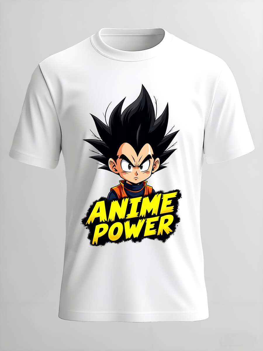 Anime Power T-Shirt - Manga Hero Graphic Tee - Express Your Fandom!