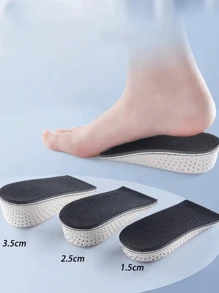 1 Pair Breathable Increased Height EVA Elastic Insoles For Men And Women Athletic Shoes, Women Shoes, Men Sneakers, Winter Shoes