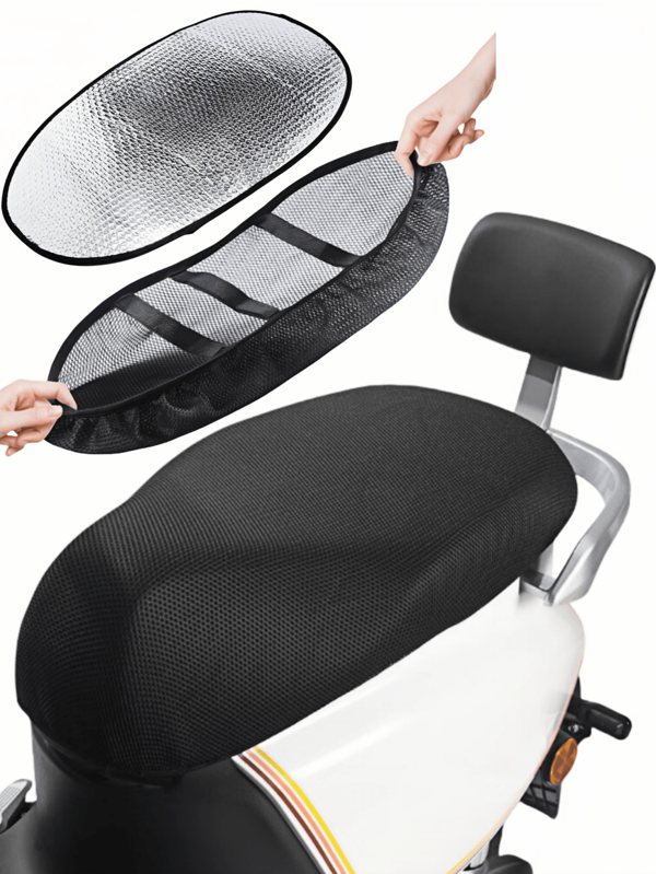 1 Set universelle wasserdichte und UV-beständige Sitzabdeckung für Elektroroller/Moped