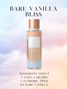 Victoria's Secret VS Body Mist Fine Fragrances Pink Perfume Bombshell Sexy - Bare Vanilla Bliss - View 1
