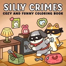 1pc Interesting Crime Themed Coloring Book, Suitable For Teenagers And Adults, 40 Hand-Drawn Crime Scene Illustrations To Color And Relieve Stress, A Perfect Choice For Coloring Enthusiasts