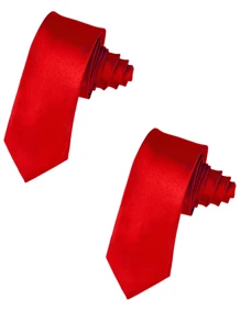1 pieza Corbata de unicolor para hombre, corbata formal de negocio estrecha (2 pulgadas de ancho), brillante casual, adecuada para uso diario, bodas, banquetes, fiestas, eventos, regalo