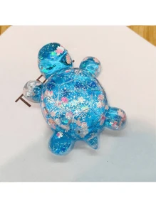 Figura decorativa de tortuga con movimiento de arena rápida, decoración gigante de tortuga tipo macarrón