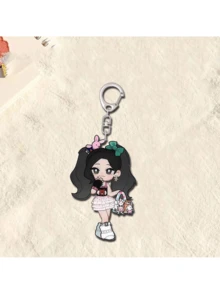 Aespa Acrylic Keychain Pendants, Backpack Hangers, School Supplies Gift For Students - Multicolor - View 5