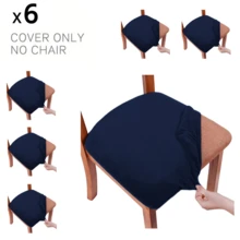 Velvet Cushion Covers Washable Seat Cushion Slipcover Dining Room For Hotel, Ceremony, Banquet Wedding Party (Velvet Black,1/4/6Pcs),Velvet Seat Covers For Dining Room Chair Set Of 1/4/6Pcs, Stretch Fit Removable Washable Chair Seat Cushion Protector Slipcovers With Ties,Velvet Stretch Chair Seat Covers, Soft Thick Solid Luxury Dining Chair Slipcover Stretchable Chair Seat Protector For Kitchen, Hotel - Solid Color - View 31