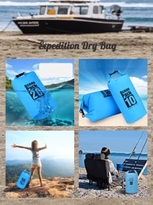 Large Capacity Waterproof Backpack/Crossbody Bag, Suitable For Outdoor Camping, Rainstorm, Beach, Swimming, Hiking, Climbing, Surfing
