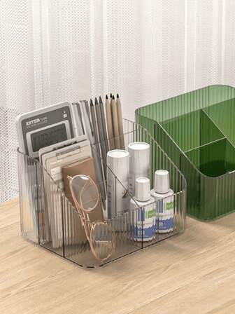 Premiumhållare för sminkborstar, kan förvara läppstift, hudvårdsprodukter, lämplig för sminkbord, pennhållare, kosmetikaförvaring, rumsinredning, sovrumsförvaring, smyckeskrin, sminkborsteväska, parfymförvaringslåda, kosmetikaväska, utmärkt present till kvinnor, julklapp