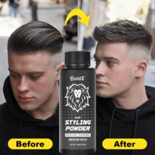 BUNEE Lion Fluffy Powder 20g/Pcs - Oil Control Volumizing Texturizing Powder, Easy Grab & Go Styling For Casual, Party, Office Look - 蓬鬆粉 - 查看 9
