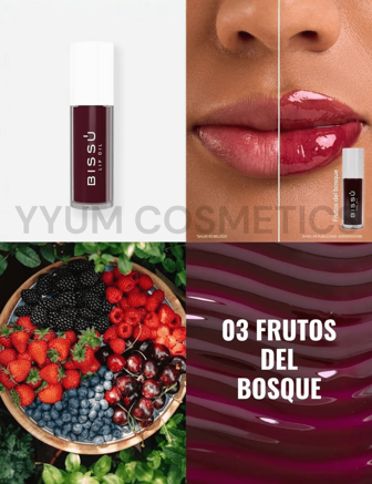 Nuevo Lip Oil de Bissú Brillo Gloss Aceite para Labios Aroma Bálsamo Nutritivo Hidratante Maquillaje Labios Brillantes Reparador Labial Diario Cuidado Skincare