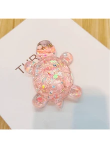 Figura decorativa de tortuga con movimiento de arena rápida, decoración gigante de tortuga tipo macarrón