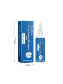 Keo dán sửa chữa gạch - Keo dán cường độ cao dùng để sửa chữa các vết nứt, vết vỡ và lỗ trên gạch men, sàn đá cẩm thạch và đồ nội thất. Chống thấm nước, dễ thi công, ngăn ngừa gạch bị lỏng, bong tróc và đổi màu. Chất tẩy rửa gạch cho phòng tắm, sàn nhà và bề mặt đá. - Một cỡ - Xem 3