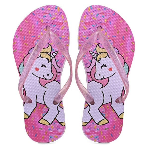 Chinelo Infantil Menina Unicórnio Super Confortável e Leve