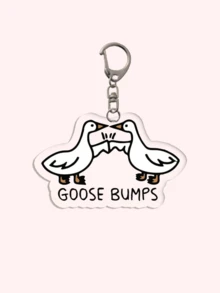 1 Móc khóa 'Nổi da gà' 'NGỖNG NGỖNG NGỐC': Miếng dán hình con ngỗng và meme hài hước | Câu nói vui nhộn bằng nhựa vinyl dành cho người yêu vịt. Phụ kiện túi xách hoàn hảo, người yêu trang sức, lý tưởng cho bạn trai, bạn gái, thành viên gia đình, bác sĩ, y tá, quà tặng tiệc tùng, đồ trang trí điện thoại di động theo chủ đề động vật, v.v. Phụ kiện ô tô, túi xách, ba lô, phụ kiện Halloween, ý tưởng quà tặng Giáng sinh cho trường học - Nhiều màu - Xem 10