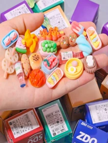 10/20 件迷你彩色纸质礼品盒,带标签,1:12 娃娃屋装饰比例,适合复活节、万圣节、圣诞节、派对礼物和创意奖品,理想的微景观配件(款式随机) - 彩色 - 查看 10