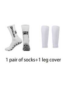 1 双足球袜运动防滑袜篮球袜斑点橡胶防滑足球袜，秋季 - 彩色 - 查看 35