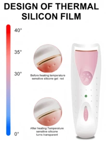 1pc/2pcs Fashion & Practical Electric Eyelash Curler, Electric Eyelash Curling & Heating Tool, Eyelash Curler Requires 1 AAA Battery (Battery Not Included) - Multicolor - View 7