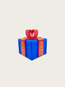 1 个恶作剧礼品盒 - 带螺丝的空心 3D 打印盒，创意恶作剧礼品盒，有趣的硬币礼品容器，适合节日、家庭装饰、圣诞节、生日、情人节（以未组装零件的形式收到） - 彩色 - 查看 13