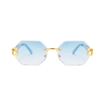 Retro Rimless Edged Fashion Fashion Glasses, Leopard Decor Temple Arms, Suitable For Casual Daily Wear, Street Photography, Holiday Gifts Back To School Fashionable Preppy School Look