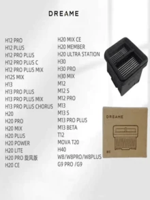 Genuine Dreame Vacuum Cleaner Accessories - Water Tank, HEPA Filter Parts Compatible With H12pro, H12pro Plus, H12pro Plus Mix, H13pro Plus Mix, H13pro Plus Chorus, M12, M12pro, M12s, M13pro Plus, M13pro Plus Mix, M13pro Plus Chorus, H20, H20 PRO, H20 MIX, H20 PLUS, H20 POWER, H20 LITE, H30, H30 PRO, H30 MIX - Black - View 2