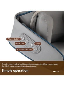 RAF Chal masajeador de hombros y cuello, dispositivo eléctrico de masaje vibratorio de los músculos trapezoides, regalo para padres con vibración, masajeador de cuello y hombros con amasado