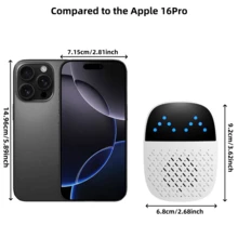 AI Smart Pulse Resonance Pest Repeller, High Power Ultrasonic Pest Repeller, High Frequency Resonance Wave, 360° Full Coverage, Scanning, Auto Frequency Adjustment, & Energy Saving, Physical Rodent Repelling, Reliable, Suitable For Home, Kitchen, Office, Hotel, Warehouse, Effective Indoor Pest & Mosquito Elimination - EU C Type Plug(220-240V) - View 2