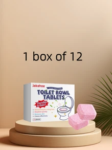 jakehoe Jakehoe;Toilet Tablets; Toilet Bowl Cleaner; Toilet Bowl Effervescent Tablets; Removes Toilet Odor; Restores Cleanliness To Toilet Bowl