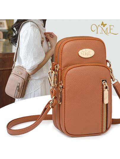 New Mobile Phone Bag, Women's Crossbody, High-End Mini Bag, Small Fragrance Style, Fashionable And Versatile Vertical Makeup Bag