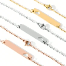 Customized Music Code Necklace, Custom Engraved Music Code Necklace, Personalized Stainless Steel Hollow Heart Rectangular Necklace, Customized Music Song Jewelry Unique Handmade Gifts Music Lovers Gifts Birthday Gifts Christmas Gifts