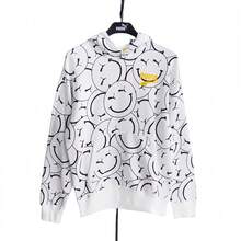 Puma Smiling Face Print Breathable Knit Pullover Sports Top - White - View 5