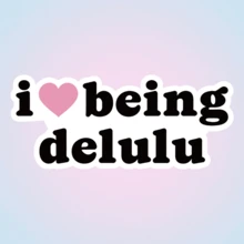 Vinyl I Love Being Delulu Sticker Decal - Adhesive Emblem For Laptops, Water Bottles, And Personal Belongings Phone Sticker, Notebook, Toolbox, Truck, Refrigerator, Water Bottle, Helmet, All Kinds Of Fu School Supplies,Back To School - Multicolor - View 9