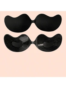 10pcs/Set 4 Pairs Mango Shaped Silicone Bra Inserts Push Up Invisible Pads, 2 Pairs Self-Adhesive Wireless Mango Bras, Women's Underwear & Intimates, Necessary For Women In Summer, Gym, Sports