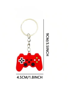 12 piezas Llavero de control de juego, regalos de fiesta con tema de juegos de colores aleatorios, relleno de regalo de cumpleaños