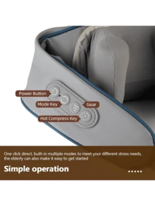 RAF 电动振动斜方肌按摩披肩，送给父母、男士和女士的礼物，揉捏颈肩按摩器