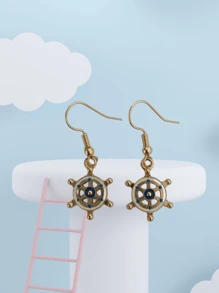 5 pares de pendientes con diseños inspirados en el mar: velero, ancla, salvavidas y faro