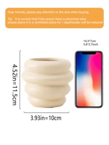 1个蜂蜜罐化妆刷收纳盒，梳妆台整理盒，可收纳眼影刷、眉笔等，高端产品 - 彩色 - 查看 12