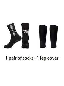 1 双足球袜运动防滑袜篮球袜斑点橡胶防滑足球袜，秋季 - 彩色 - 查看 34