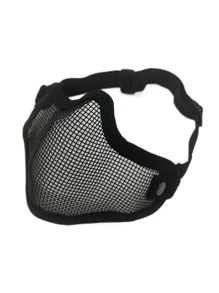 Field Wargame Mask Net Metal MeshHalf Face Mask Outdoor Hunting Tactical Protective Mask