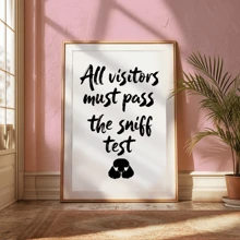 1pc Funny Dog Word Art, Wall Art, Typography Poster, Apartment Aesthetic, Printable Wall Art, Canvas Prints, Pet Lover Gift, Black & White Quote Print. | With Or Without Frame, Room Decor, Home Decor, College Dorm Apartment Decor, Gifts For Wall Decoration In Hotel, Home, Living Room, Bedroom, Bathroom And Office