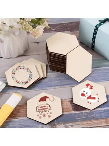Holz-Hexagonal-Achterbahn zum Selbermachen für Zuhause - perfekt für Partys! Ostergeschenke, Neujahrgeschenke, Innendekorationen, Tisch-Arrangements, Wand-Heimwerker-Deko, die beste Wahl für Weihnachten, Schulanfang, Schulmaterial