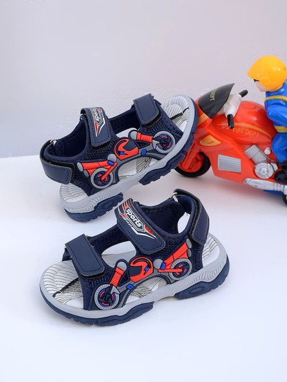 New Summer Fashion Comfortable Flats Sports Sandal, Cool Open Toe Soft Non-Slip Hook And Loop Easy To Match Breathable Leather Casual Beach Shoe, Suitable For Everyday Wear