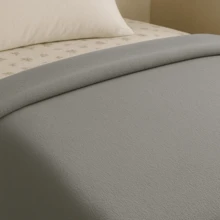 Warm Microfiber Fleece Blanket 1.88x1.38 Double And Single Bed - Various Colors - Grey - View 5